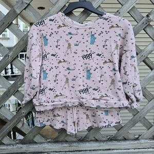 Kids Pink Patterned "1989" Era Pajamas